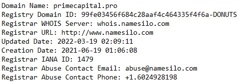 PrimeCapital-WhoIs